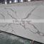 engineered white quartz stone slab