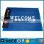 Evergreen welcome personalized floor mats