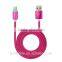 2016 new premium high quality Aluminum Nylon LED light charger usb data cable for iphone 6 6 plus 6s 6s plus micro wire cable