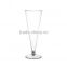 Disposable Plastic Champagne Flute Goblet Glass