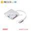 Wholesale high quality Portable TYPE C to 2 Port USB3.0 Hub with PD Charging Port