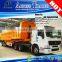 Qingdao best supplier cargo transporting ending self unloading rear dumper 3 axles tipper trailer for sale