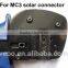 MC3 solar panel connector tool,crimping tools for copper wire & terminal connector,competitive price with high quality