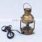 Masthead Electric Lamp, Antique Brass Electric Lamp 1847