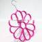 Plastic velvet scarf hanger for display tie /scarves