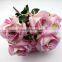 Blue 7 heads Artificial rose flower bouquet