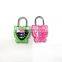 2015 New design cute colorful butterfly shape combination lock for gift