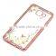 Luxury rhinestone frame back cover For samsung galaxy A510