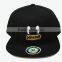 flat brim 100% cotton embroidery children hats