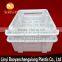 610x410x170mm turnover plastic fish basket for transportation