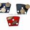 Round segment concrete block with two segments