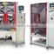 Food packaging machine for granular, flaky, massive volume products such as candy, cookies, peanuts, beans, seeds, potato chips