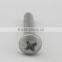 Carbon steel Cross recessed pan head screws Hot dip galvanized DIN7985