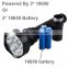 High Power Rechargeable LED Flashlight With 9 pcs XML T6 LED