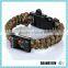 different types of army green 550 paracord survival bracelets