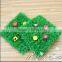 Factory price artificial grass flowers mat with high quality