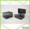 Wholesale Cheap Watch Box Black PU Leather Wristwatch Boxes