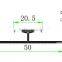 Aluminium flooring profile Connecting profile carpet gripper strips-XD1445