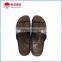 Imitation leather mens slide sandals