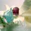 Ruby & Aquamarine Rough Natural Gemstones Rings, Matt Finish Adjustable Rings, 925 Solid Sterling Silver Rings