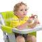 2015 hot model high quality folding portable plastic baby high chair