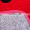 Good quality black and red hand tufted foot car floor mat