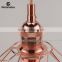Industrial Cage Lamp,Choice of Cage Color,Wire Cage Pendant Lamp