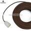 Dark Brown Fabric Textile Power Cord Round,Colourful Fabric Electric Cord