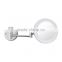 bathroom 5x magnifying LED cosmetic mirror wall mounted