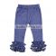 Wholesale 2016 baby girls icing pants baby girls fall and winter leggings icing denim icing ruffle tights Jeans icing pants