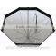 23"*8K dome shape promotion straight transparent umbrella