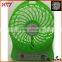 Portable mini electronic fan rechargeable fan with USB power bank strong wind