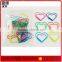 Beautiful cute bulb shape paper clip zipper bag with logo printing