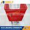 150L american style supermarket plastic shopping trolley cart