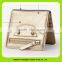 16907 China suppliers golden colour handmade leather wallet