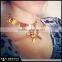 Gold Leather Chocker