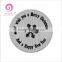 2015 Newest Mixed Lots 22mm stainless steel round floating locket plate for lanyard floating locket