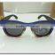 Captain Cartoon Stickers Bamboo Sunglasses With Bamboo Case America Style