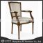France Solid wood Uphostered simple design modern dining chair