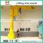 Free Standing 360 Degree Jib Crane with electric hoist