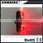 Hot Sale in Korea Newest Bike Frame 5 Red Led Bicycle Light