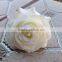 artificial men-made fake flowers real touch pure white rose head for sale