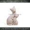 Ceramic cute mother and baby cat animal home decoration