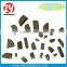 Sintered HIP process tungsten carbide brazed tips
