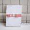 Customized white silk Wedding Invitation Boxes Wholesale