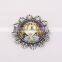 China Wholesale Brooch Silver Plated Fairy Spirit Crystal Brooch Pins Jewelry Fashion Factory