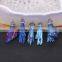 Titanium Quartz Stone Druzy Pendant, Pave Crystal Gem Stone Pendant For Jewelry Making