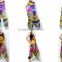 thai HIPPIE BOHO tie dye knot rayon summer maxi romper long jumpsuit pants
