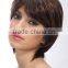 Custom made highlight color hair wig, mother wig, Synthetic short wigs