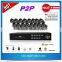 hot sale 16ch h.264 outdoor 700tvl oudoor security camera dvr kit